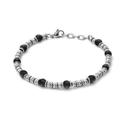 Comete Gioielli - Bracciale Onice - Acciaio