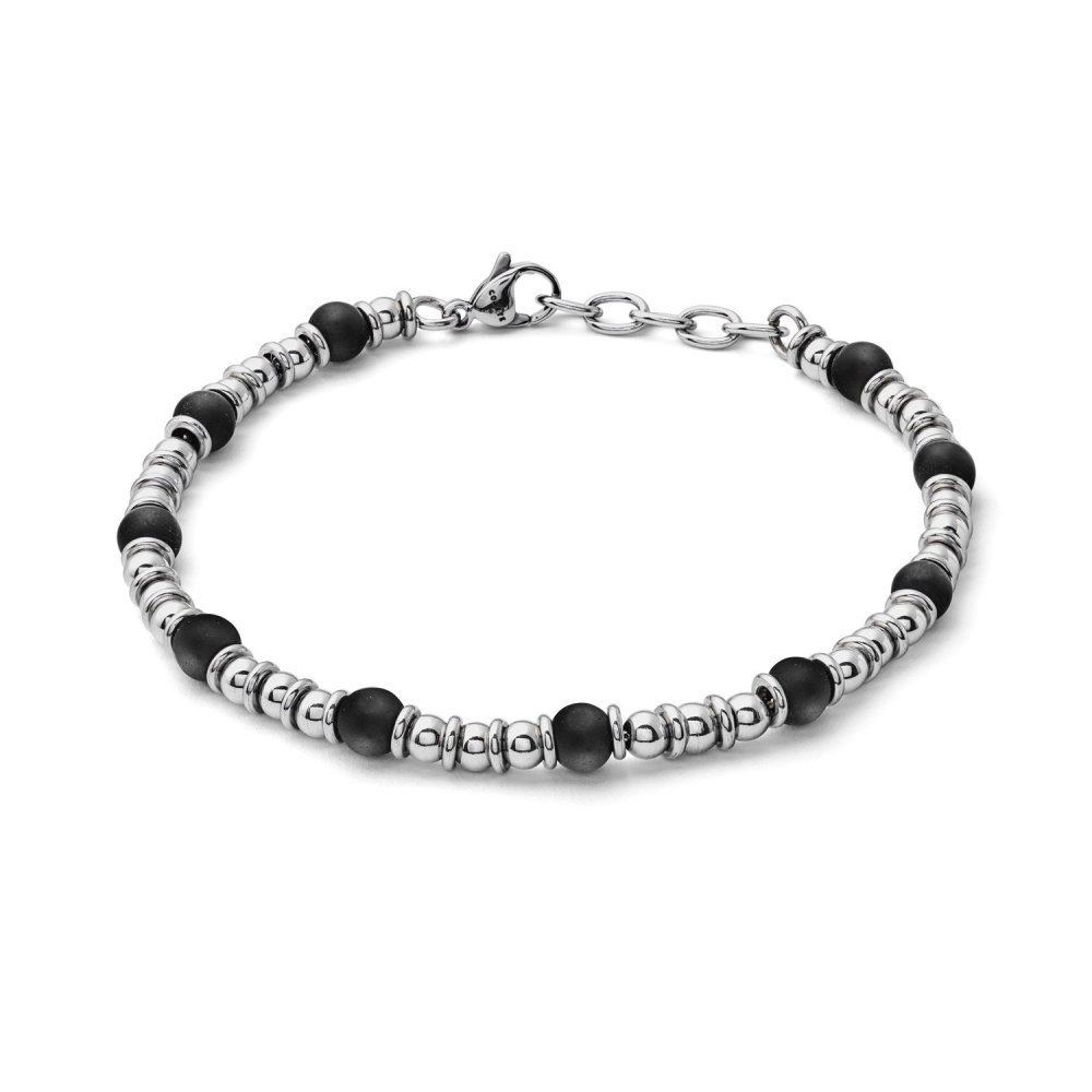 Comete Gioielli - Bracciale Onice - Acciaio
