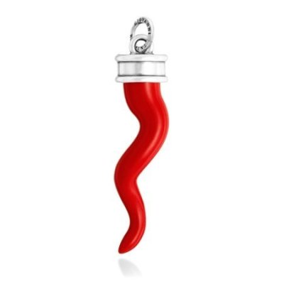 Giovanni Raspini - Charm Corno - Argento 925 - Resina