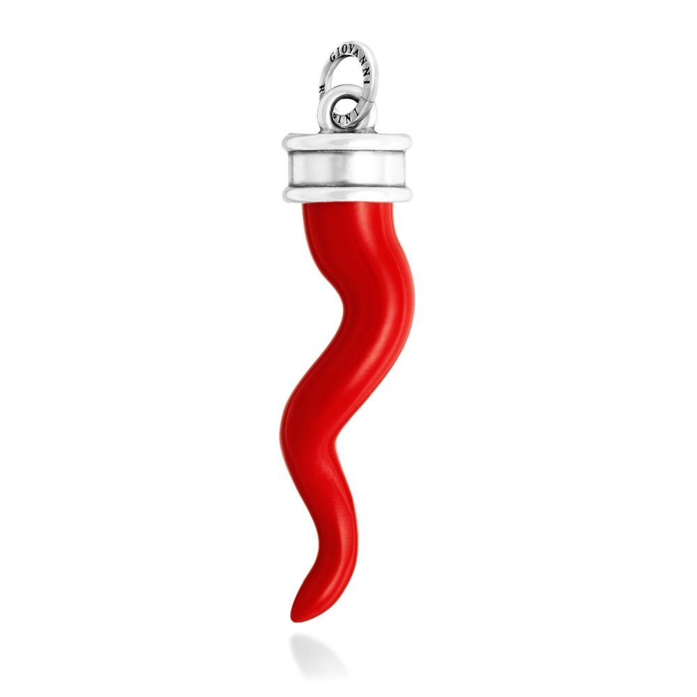Giovanni Raspini - Charm Corno - Argento 925 - Resina