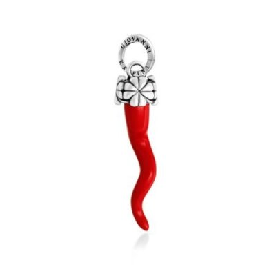 Giovanni Raspini - Charm Corno - Argento 925 - Resina