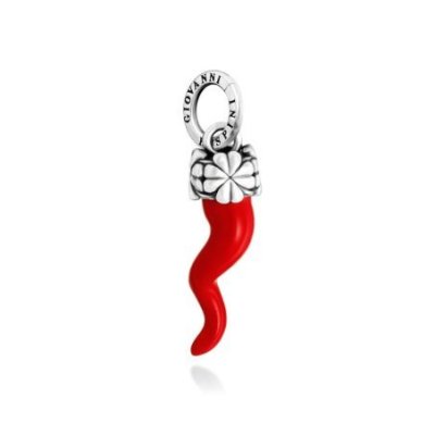 Giovanni Raspini - Charm Corno Rosso - Argento 925