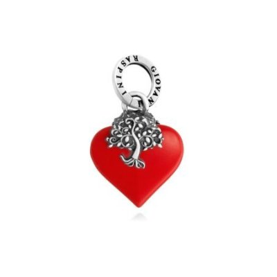 Giovanni Raspini - Charm Cuore - Argento 925 - Resina