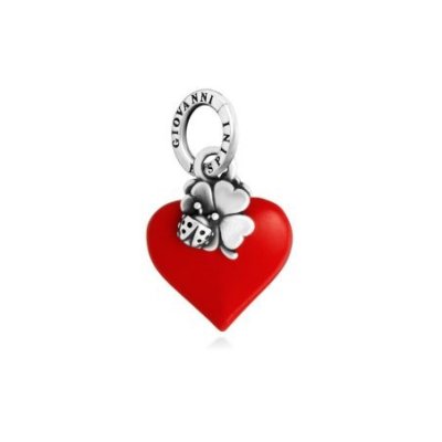 Giovanni Raspini - Charm Cuore - Argento 925 - Resina