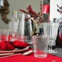 Wd Lifestyle - Set Bicchieri Acrilico - Bordo Oro