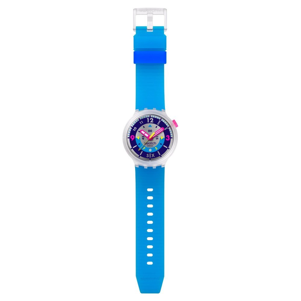 Swatch - Neon Hielo - Orologio Oversize - Retrò