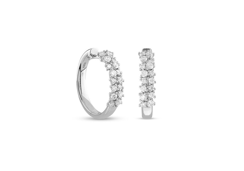 Damiani - Orecchini Mimosa - Oro Bianco - Diamante