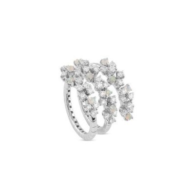 Damiani - Anello Mimosa Flexi - Oro Bianco - Diamante