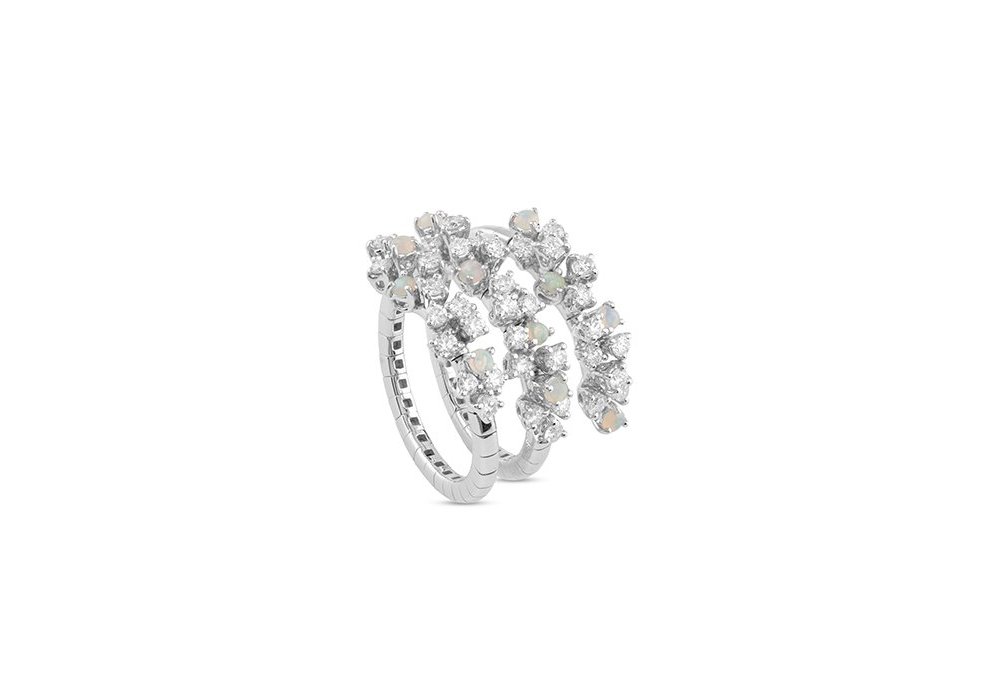 Damiani - Anello Mimosa Flexi - Oro Bianco - Diamante