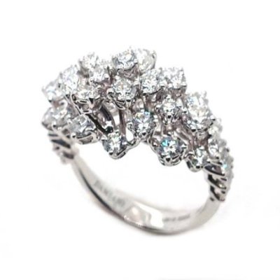 Damiani - Anello Mimosa - Oro Bianco - Diamante