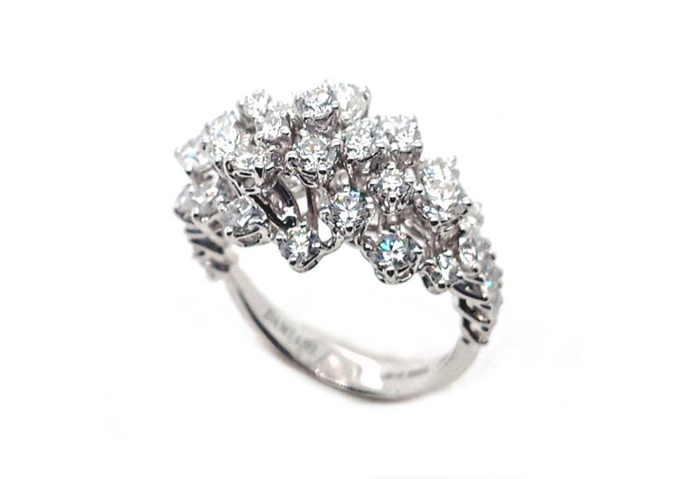 Damiani - Anello Mimosa - Oro Bianco - Diamante
