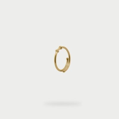 Rue Des Mille - Anello Base Charm Bar - Argento