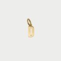 Rue Des Mille - Charm Lettera D - Argento 925 - Oro 18Kt Rue Des Mille - Charm Lettera D - Argento 925 - Oro 18Kt