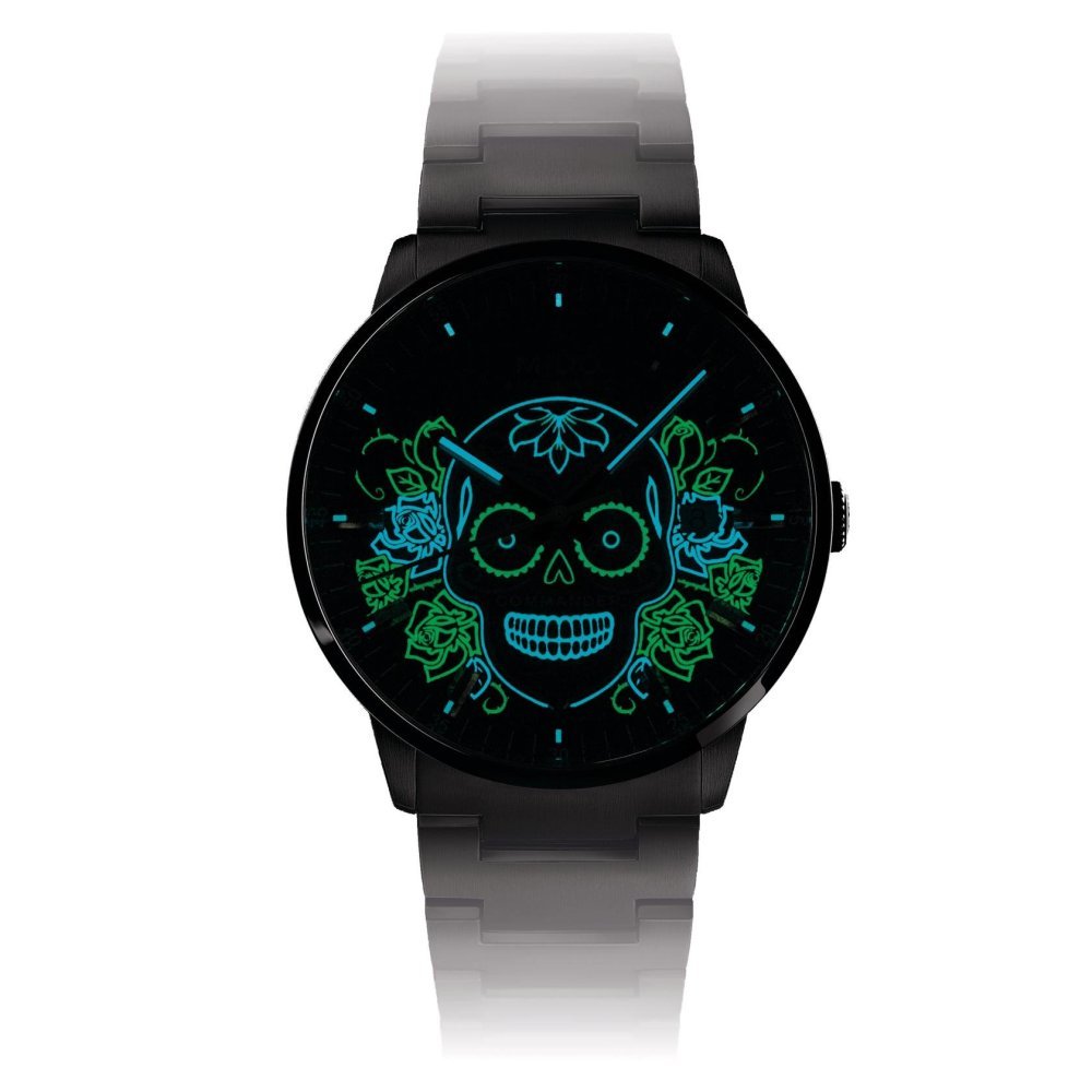 Mido - Commander Gradient - Acciaio - Nero