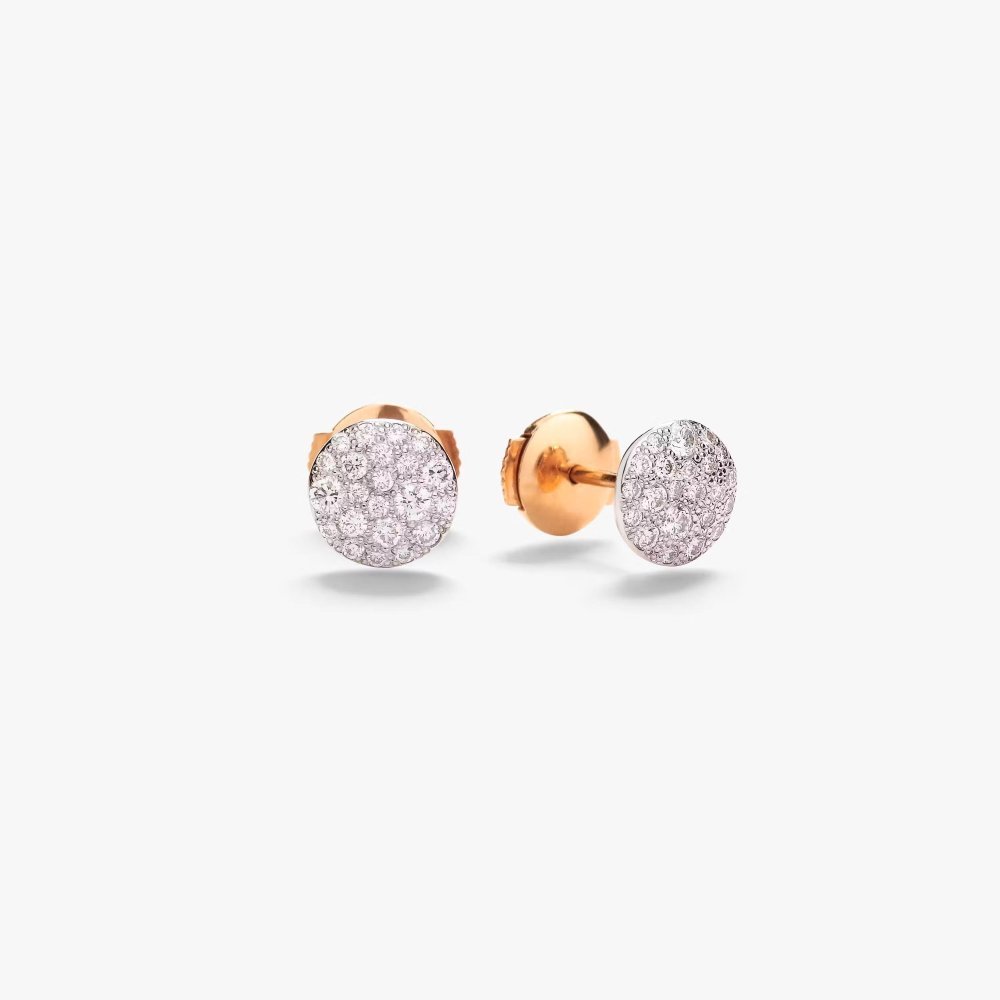 Pomellato - Orecchini Sabbia - Oro Rosa - Diamanti
