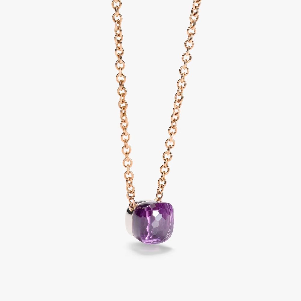 Pomellato - Collana Nudo Petit - Oro Rosa - Ametista