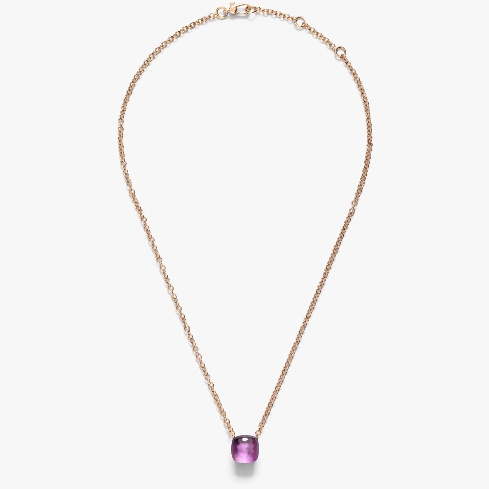 Pomellato - Collana Nudo Petit - Oro Rosa - Ametista