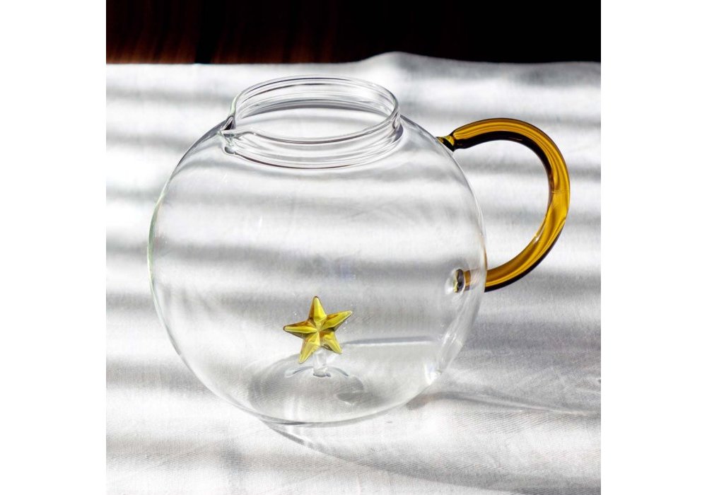 Wd Lifestyle - Brocca Stella - Vetro Borosilicato - Colorato