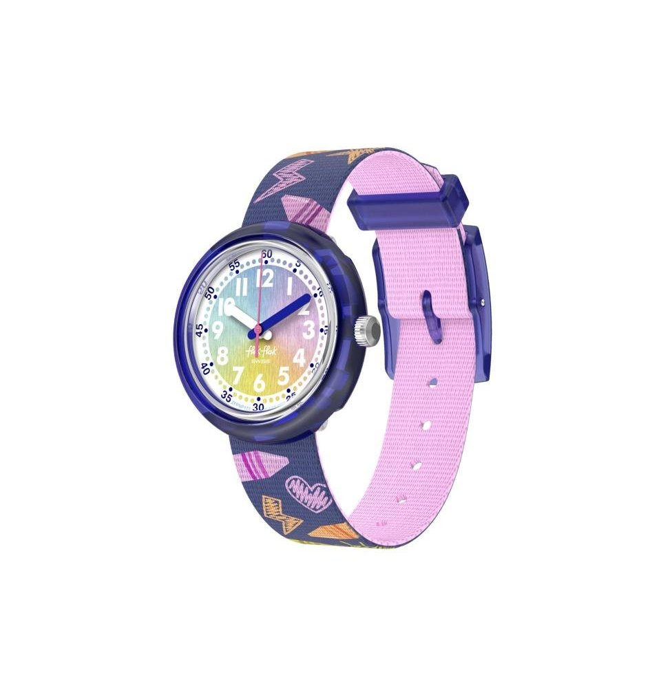Flik Flak - Rainbow Crayons - Orologio Bambini - Viola