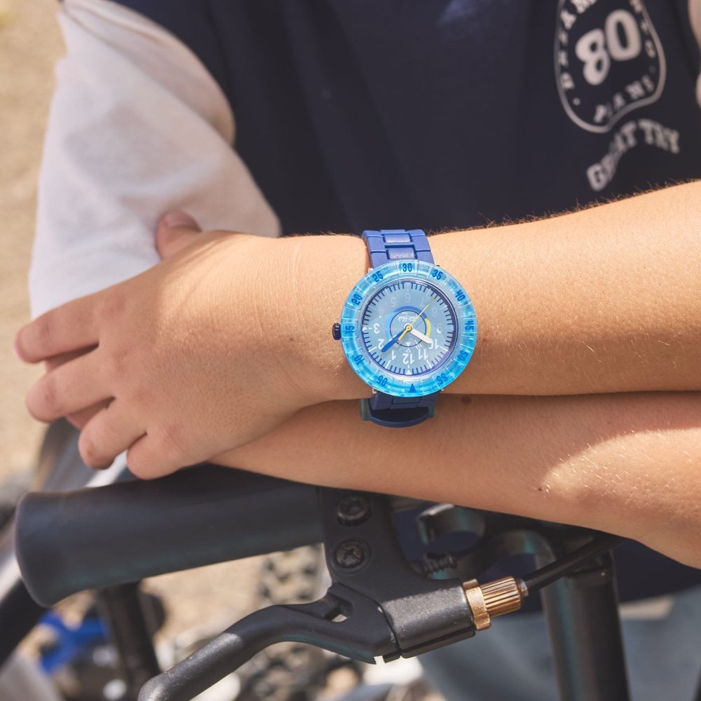 Flik Flak - Bluebrick - Orologio Bambini - Blu