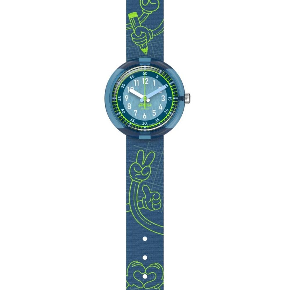 Flik Flak - Code Talk - Orologio Bambini - Blu