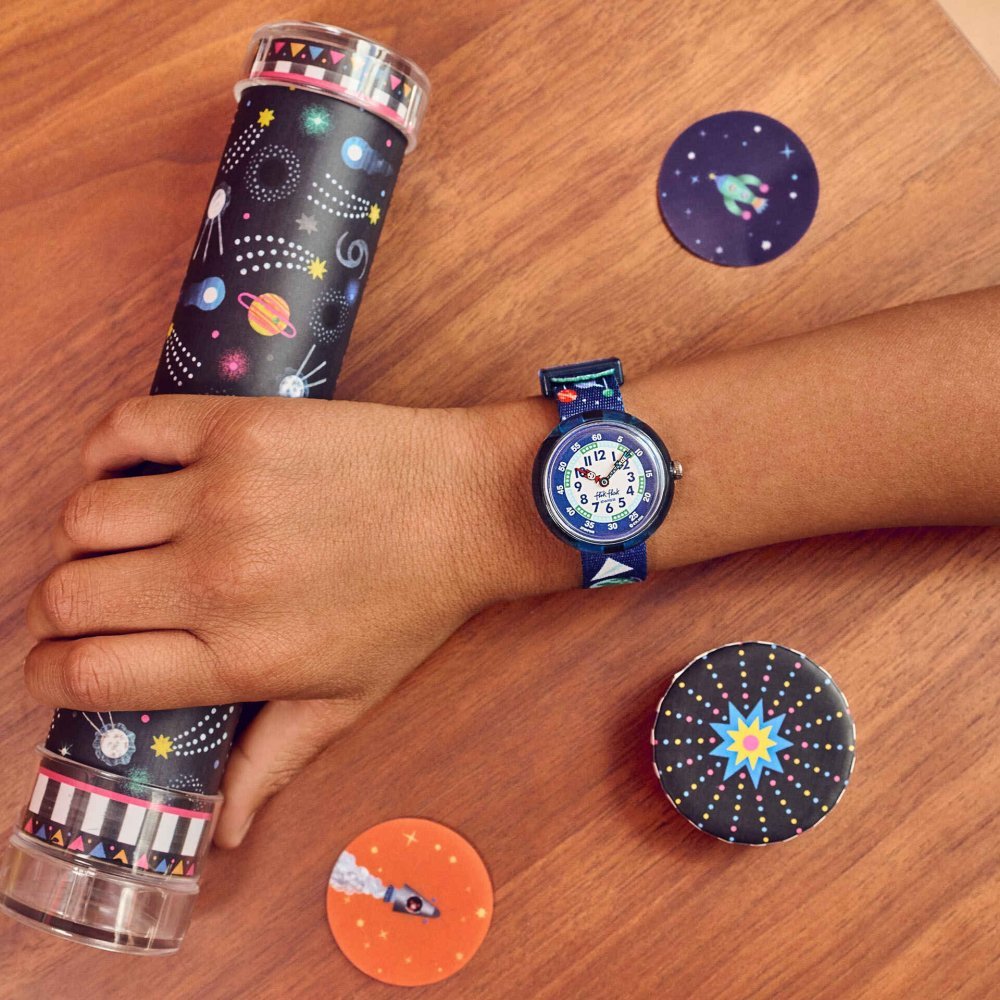 Flik Flak - School Stuff - Orologio Bambini - Blu