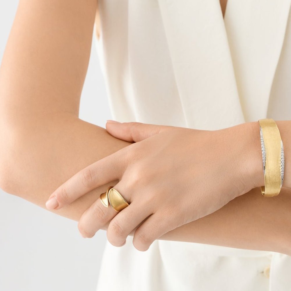 Marco Bicego - Bracciale Rigido - Oro Giallo - Diamanti