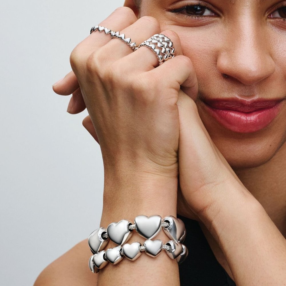 Anello Fascia a Cuori Be Love