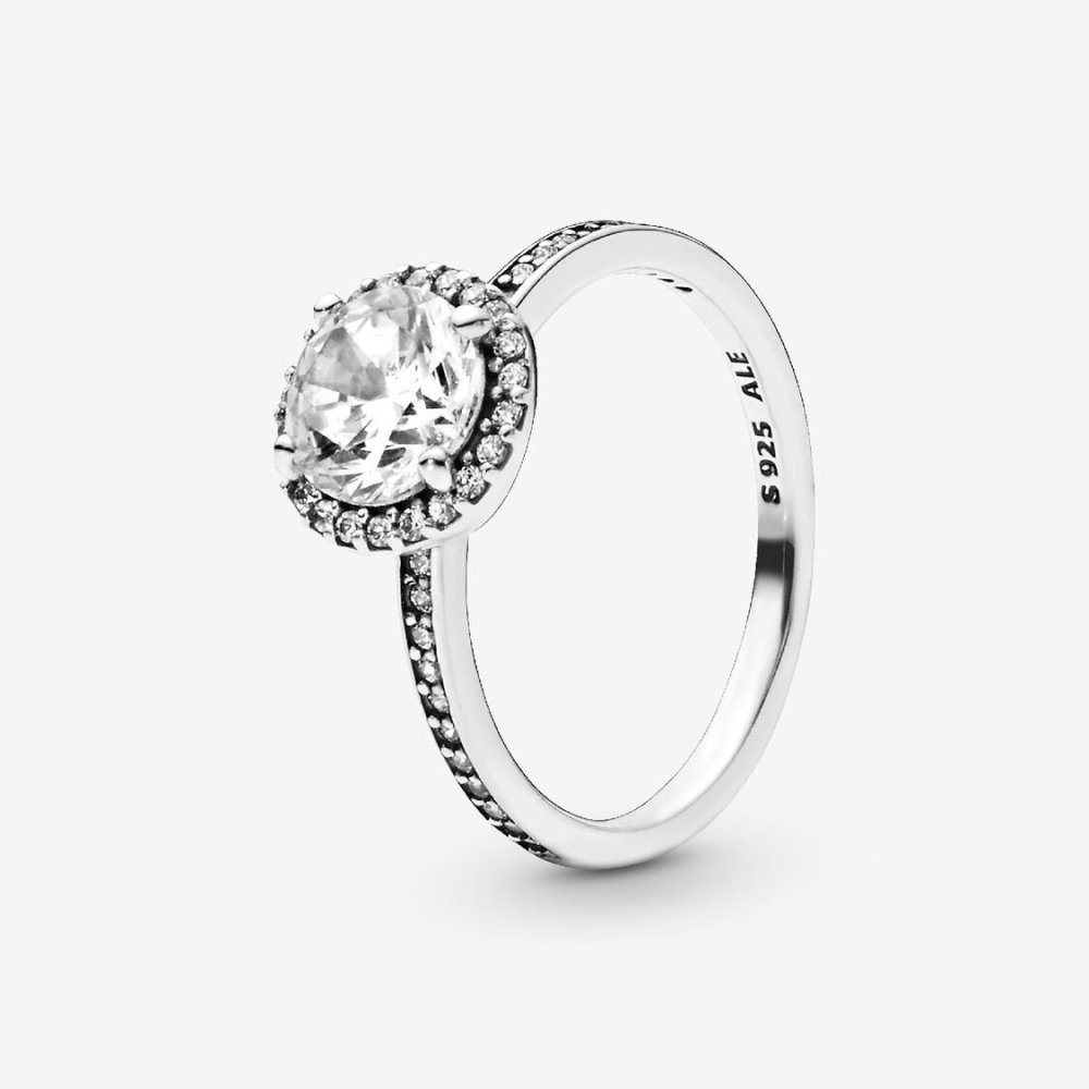 Anello rotondo scintillante