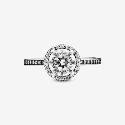 Anello rotondo scintillante