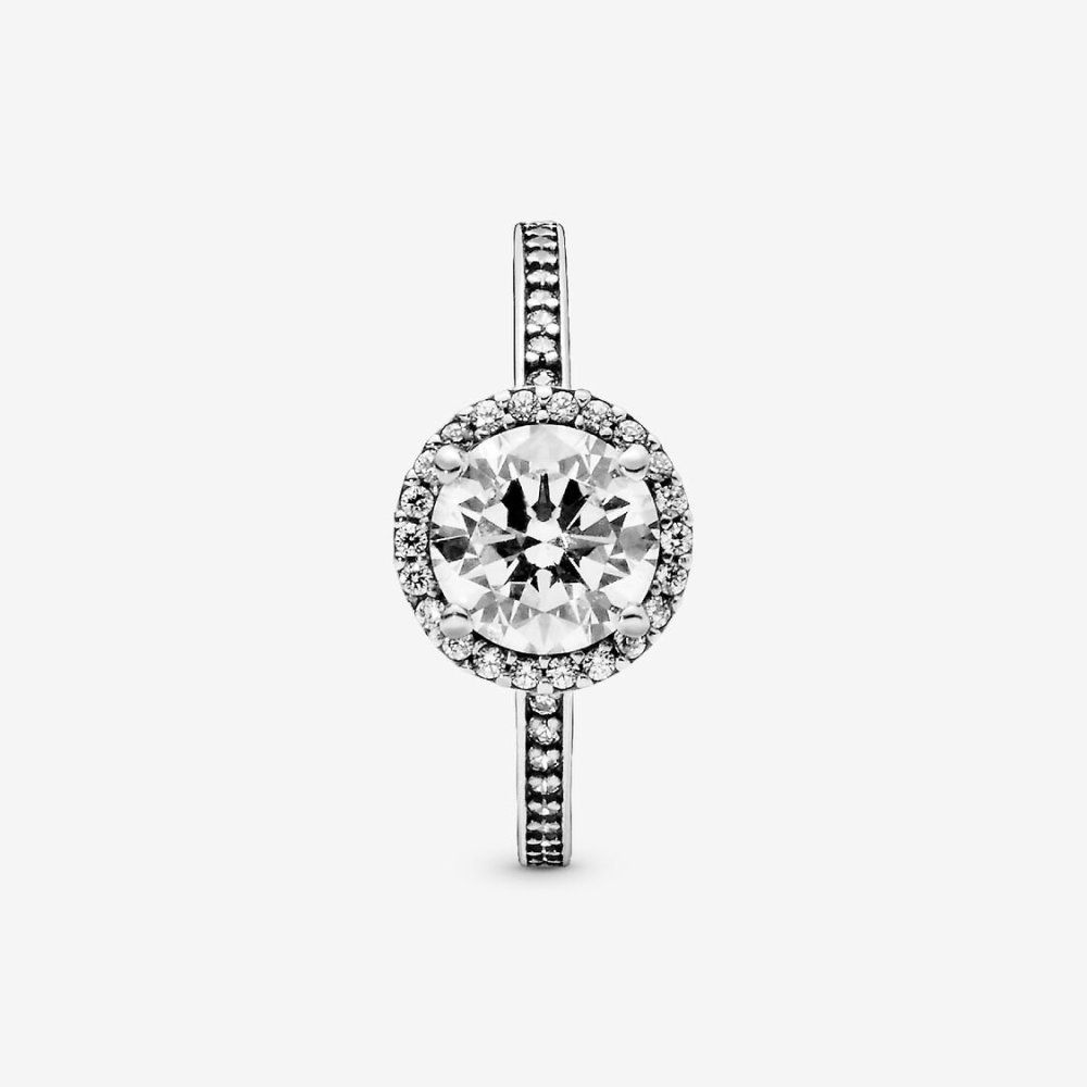 Anello rotondo scintillante