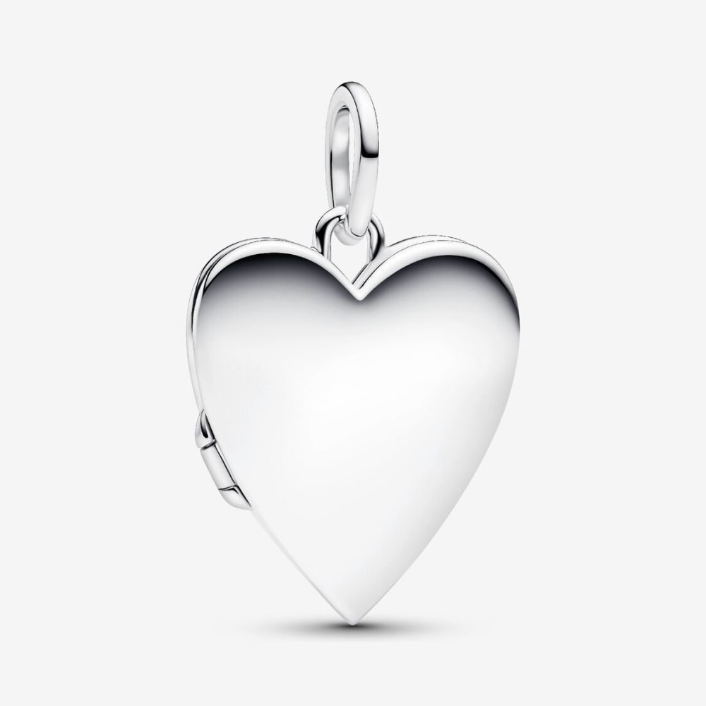 Charm Pendente Cuore Apribile da incidere