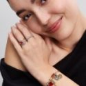 Disney, La Bella e la Bestia, Rosa Incantata Vetro di Murano