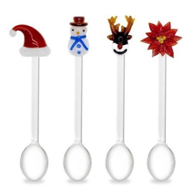 Wd Lifestyle - Set Cucchiaini Natale - Elegante - Resistente