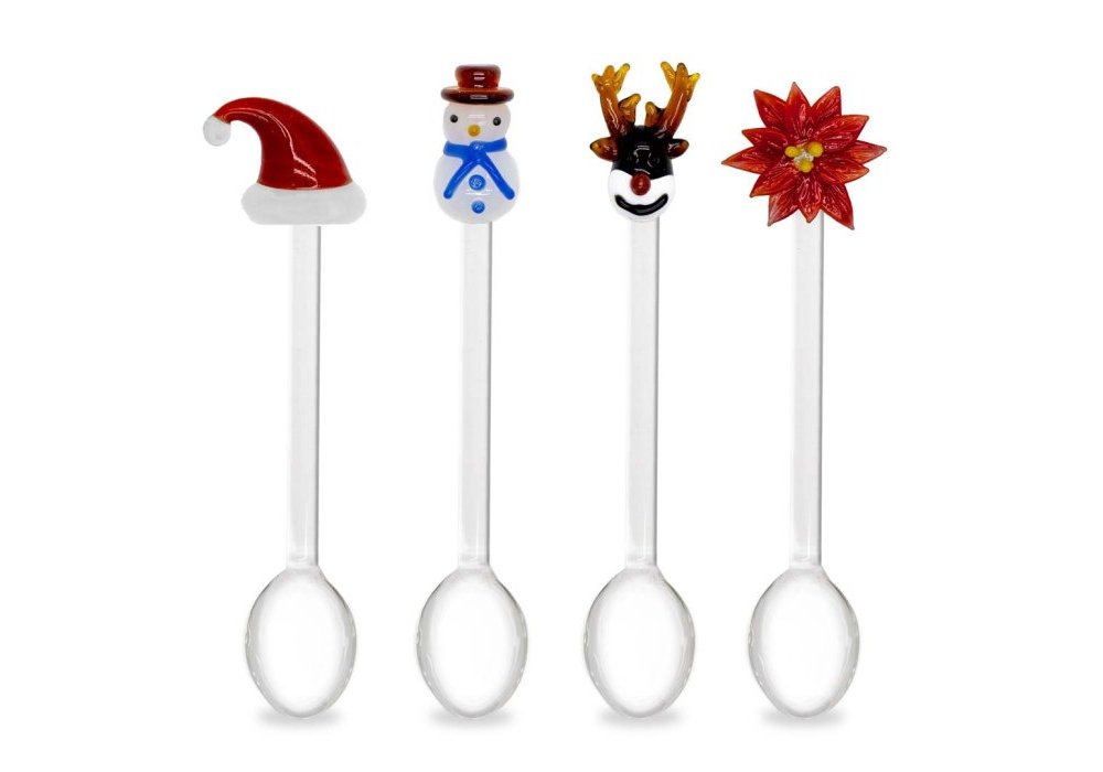 Wd Lifestyle - Set Cucchiaini Natale - Elegante - Resistente