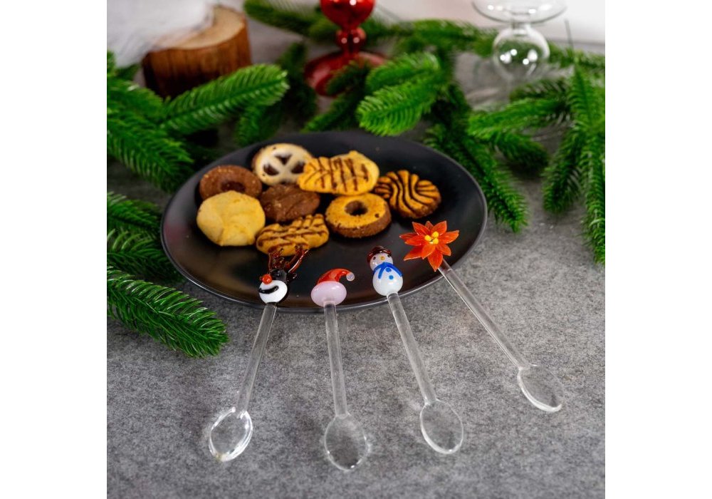 Wd Lifestyle - Set Cucchiaini Natale - Elegante - Resistente