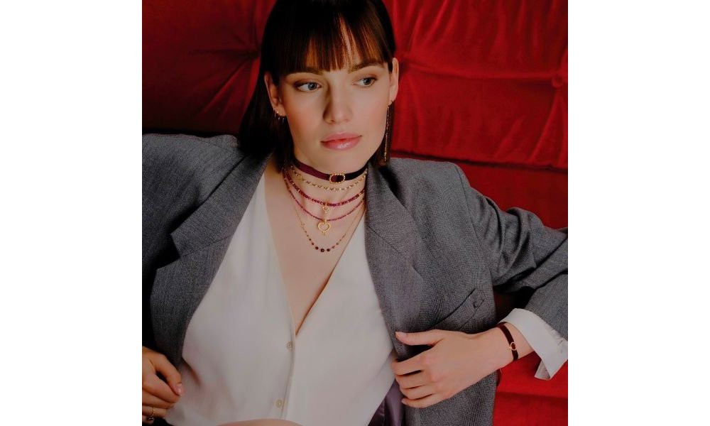 Maman Et Sophie - Girocollo M&S - Smalto Perlato