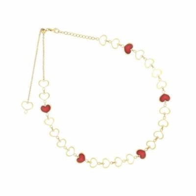 Maman Et Sophie - Girocollo Chocker - Smalto Bordeaux