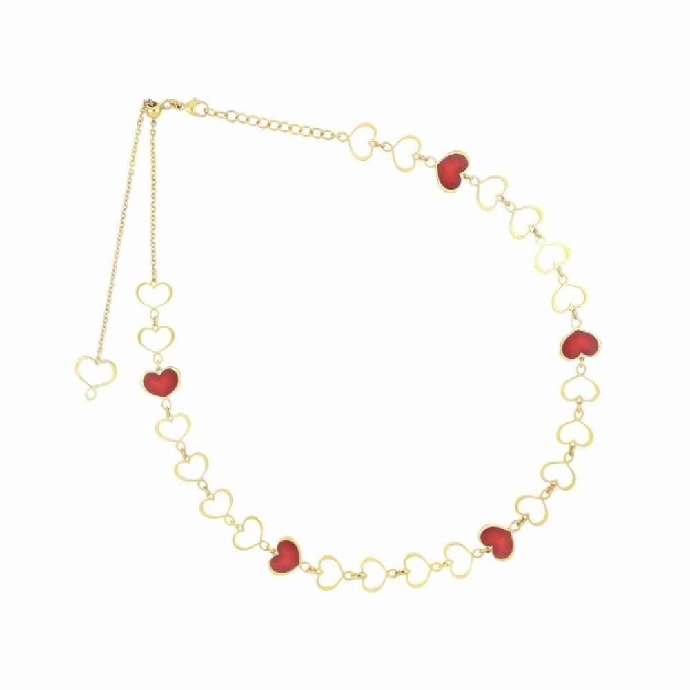 Maman Et Sophie - Girocollo Chocker - Smalto Bordeaux