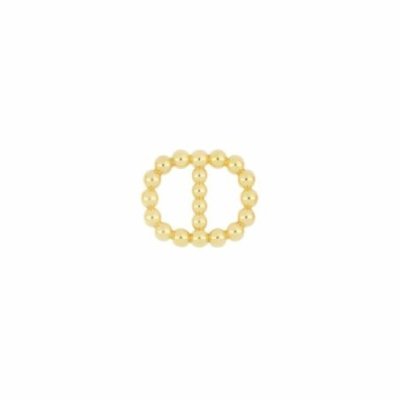 Maman Et Sophie - Fibbia Ovale - Argento 925 - Oro Giallo