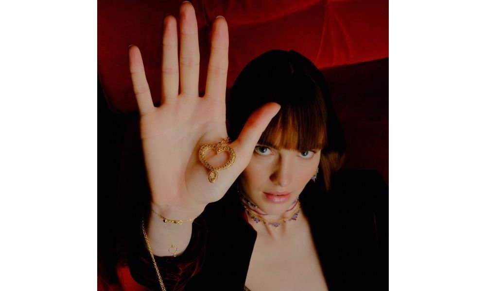 Maman Et Sophie - Pendente Cuore - Argento 925 - Oro