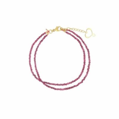 Maman Et Sophie - Bracciale Pentagramma - Rubino