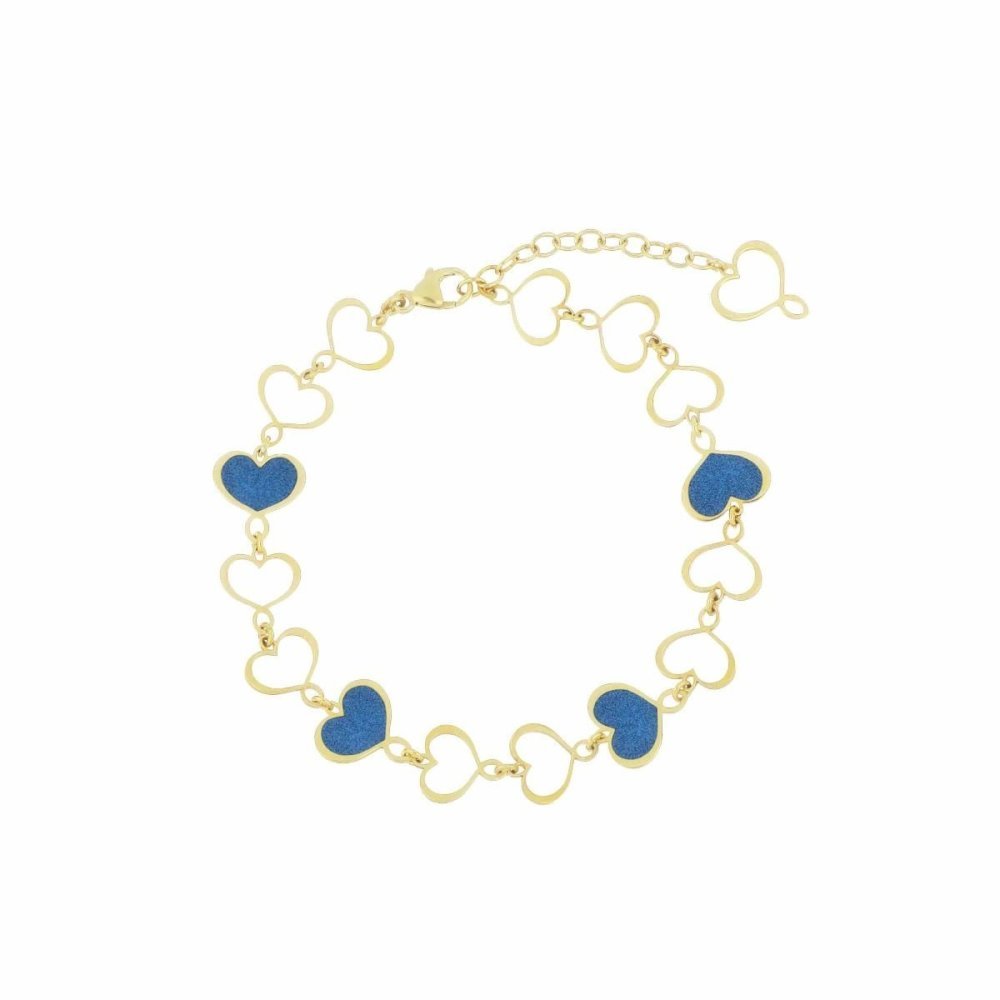 Maman Et Sophie - Bracciale Smalto Blu - Argento 925