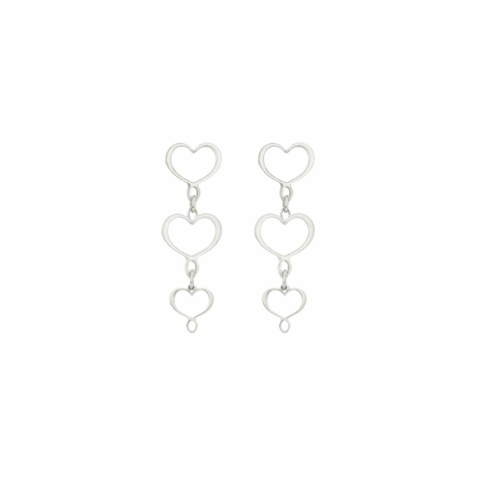 Maman Et Sophie - Orecchini Due Cuori - Argento