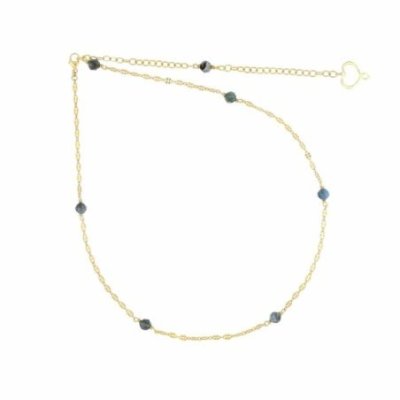 Maman Et Sophie - Girocollo Acquamarina - Argento 925