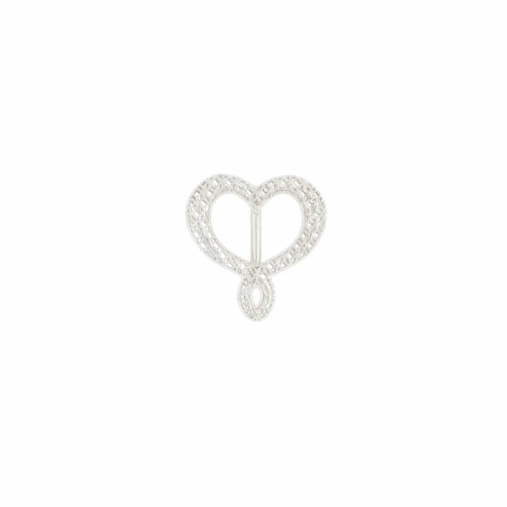 Maman Et Sophie - Fibbia Cuore - Argento 925 - Nastri