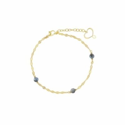 Maman Et Sophie - Bracciale Acquamarina - Argento