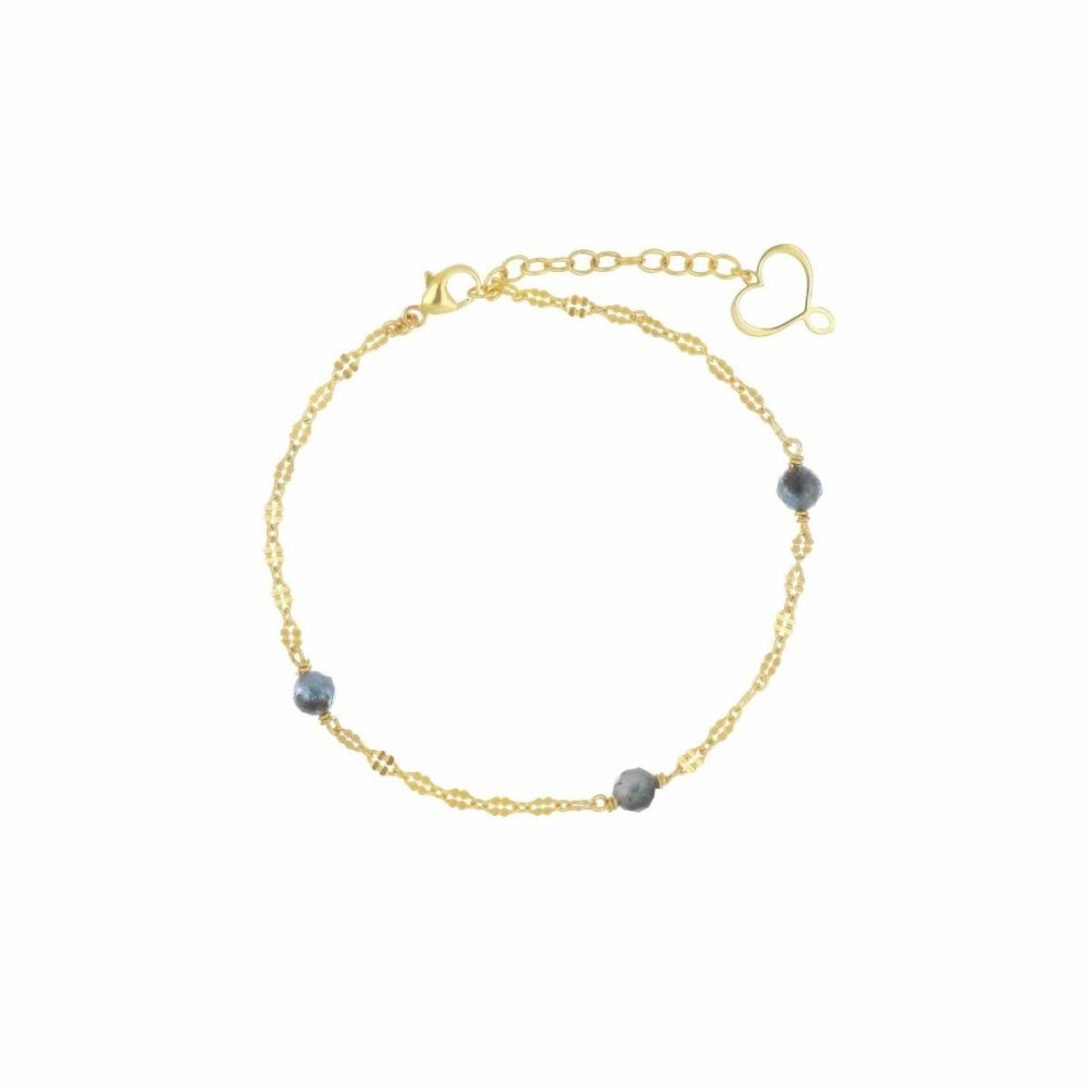 Maman Et Sophie - Bracciale Acquamarina - Argento