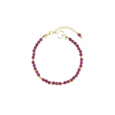 Maman Et Sophie - Bracciale Rubino - Argento 925
