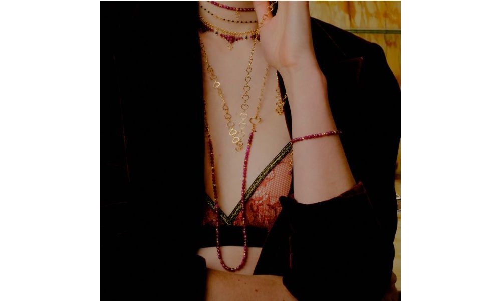 Maman Et Sophie - Bracciale Rubino - Argento 925